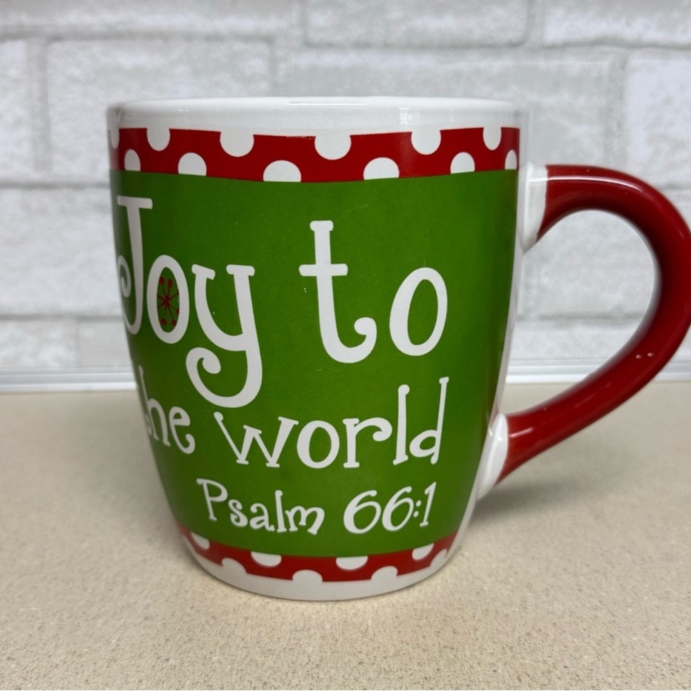 Green and Red Christmas Mug